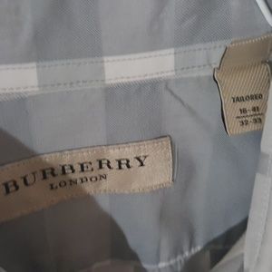 Burberry london long sleeve button up